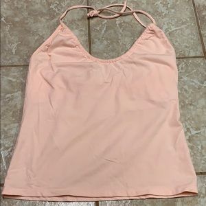 Banana republic halter top, pink, size M